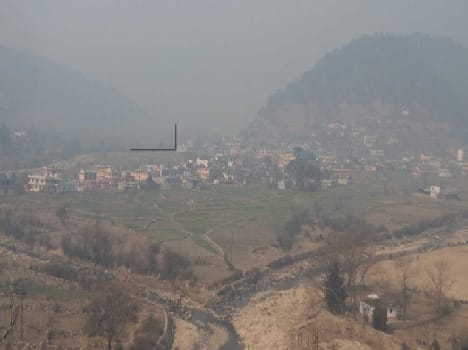 Haze from forest fires dominated in Someshwar